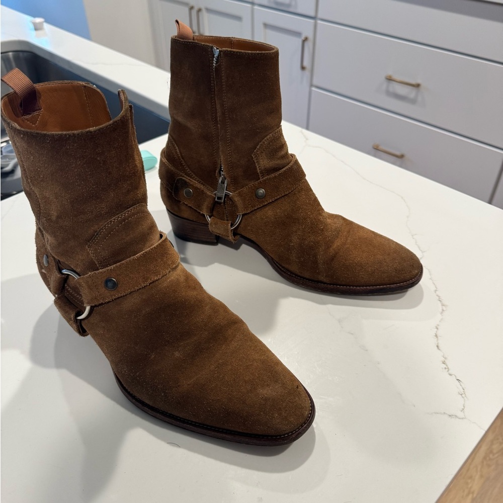 Saint Laurent Harness Boots in 42IT